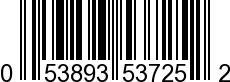 UPC-A <b>053893537252 / 0 53893 53725 2