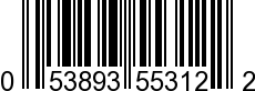 UPC-A <b>053893553122 / 0 53893 55312 2
