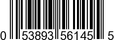 UPC-A <b>053893561455 / 0 53893 56145 5