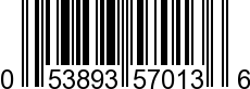 UPC-A <b>053893570136 / 0 53893 57013 6