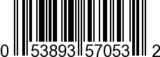 UPC-A <b>053893570532 / 0 53893 57053 2