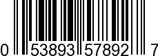 UPC-A <b>053893578927 / 0 53893 57892 7