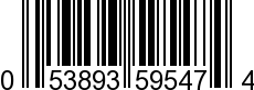 UPC-A <b>053893595474 / 0 53893 59547 4