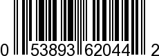 UPC-A <b>053893620442 / 0 53893 62044 2