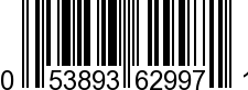 UPC-A <b>053893629971 / 0 53893 62997 1