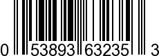 UPC-A <b>053893632353 / 0 53893 63235 3