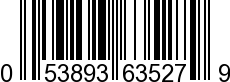 UPC-A <b>053893635279 / 0 53893 63527 9