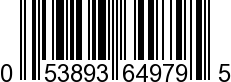 UPC-A <b>053893649795 / 0 53893 64979 5