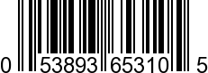 UPC-A <b>053893653105 / 0 53893 65310 5