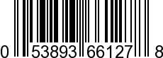 UPC-A <b>053893661278 / 0 53893 66127 8