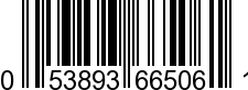 UPC-A <b>053893665061 / 0 53893 66506 1