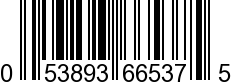 UPC-A <b>053893665375 / 0 53893 66537 5