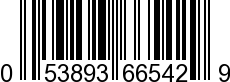 UPC-A <b>053893665429 / 0 53893 66542 9