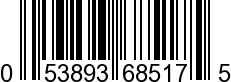 UPC-A <b>053893685175 / 0 53893 68517 5