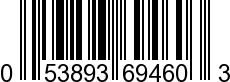 UPC-A <b>053893694603 / 0 53893 69460 3