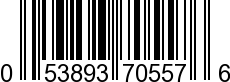 UPC-A <b>053893705576 / 0 53893 70557 6