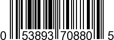 UPC-A <b>053893708805 / 0 53893 70880 5