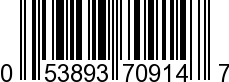 UPC-A <b>053893709147 / 0 53893 70914 7
