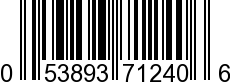 UPC-A <b>053893712406 / 0 53893 71240 6