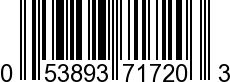 UPC-A <b>053893717203 / 0 53893 71720 3