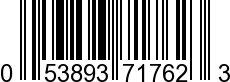 UPC-A <b>053893717623 / 0 53893 71762 3