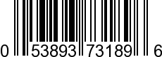 UPC-A <b>053893731896 / 0 53893 73189 6