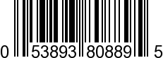 UPC-A <b>053893808895 / 0 53893 80889 5