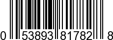 UPC-A <b>053893817828 / 0 53893 81782 8