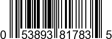 UPC-A <b>053893817835 / 0 53893 81783 5