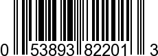 UPC-A <b>053893822013 / 0 53893 82201 3