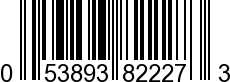 UPC-A <b>053893822273 / 0 53893 82227 3