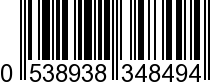 EAN-13: 053893834849 / 0 053893 834849