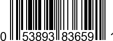 UPC-A <b>053893836591 / 0 53893 83659 1