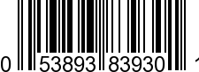 UPC-A <b>053893839301 / 0 53893 83930 1