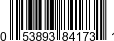 UPC-A <b>053893841731 / 0 53893 84173 1