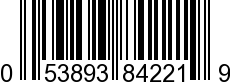 UPC-A <b>053893842219 / 0 53893 84221 9