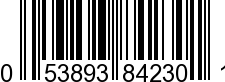 UPC-A <b>053893842301 / 0 53893 84230 1