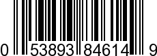 UPC-A <b>053893846149 / 0 53893 84614 9