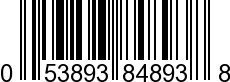 UPC-A <b>053893848938 / 0 53893 84893 8