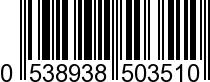 EAN-13: 053893850351 / 0 053893 850351