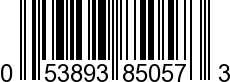 UPC-A <b>053893850573 / 0 53893 85057 3