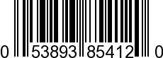 UPC-A <b>053893854120 / 0 53893 85412 0