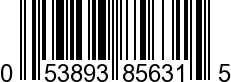 UPC-A <b>053893856315 / 0 53893 85631 5