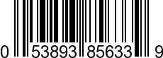 UPC-A <b>053893856339 / 0 53893 85633 9