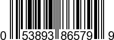 UPC-A <b>053893865799 / 0 53893 86579 9