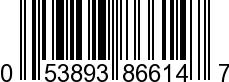 UPC-A <b>053893866147 / 0 53893 86614 7