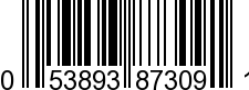 UPC-A <b>053893873091 / 0 53893 87309 1