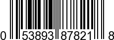 UPC-A <b>053893878218 / 0 53893 87821 8