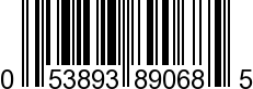 UPC-A <b>053893890685 / 0 53893 89068 5