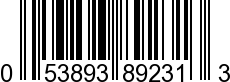 UPC-A <b>053893892313 / 0 53893 89231 3